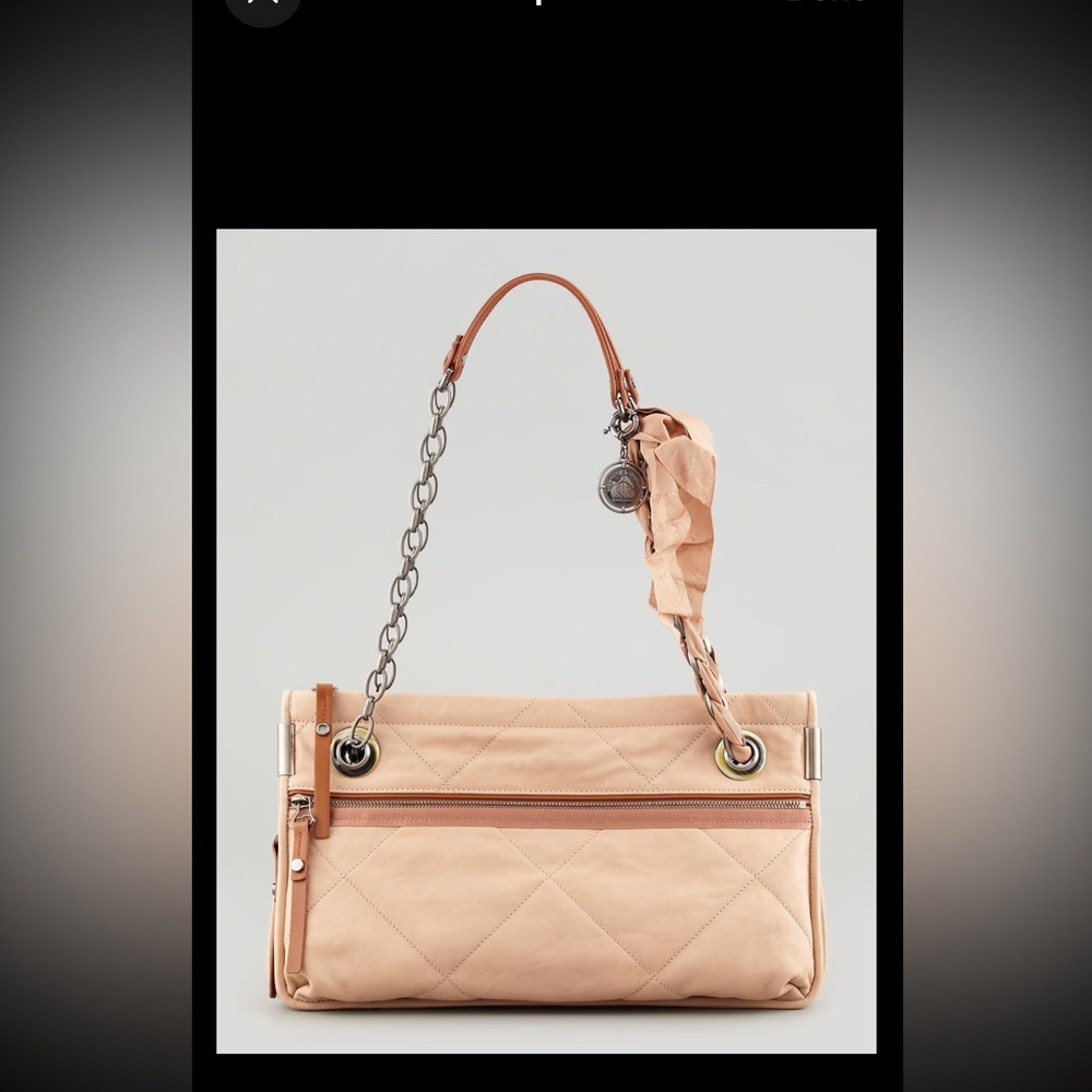 Lanvin Amalia medium quilted shoulder bag. New